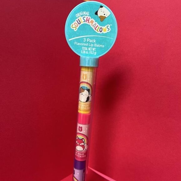 Squishmallows Other - Squishmallows 3 Pack Flavored Lip Balms W-11